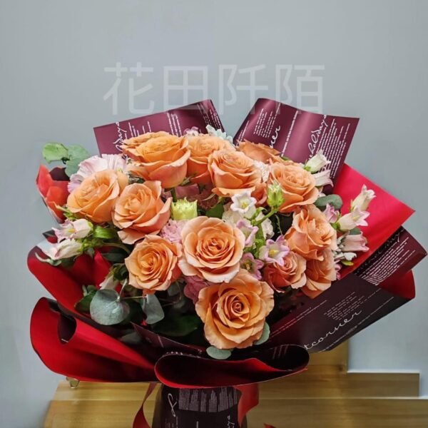 14枝玫瑰花束