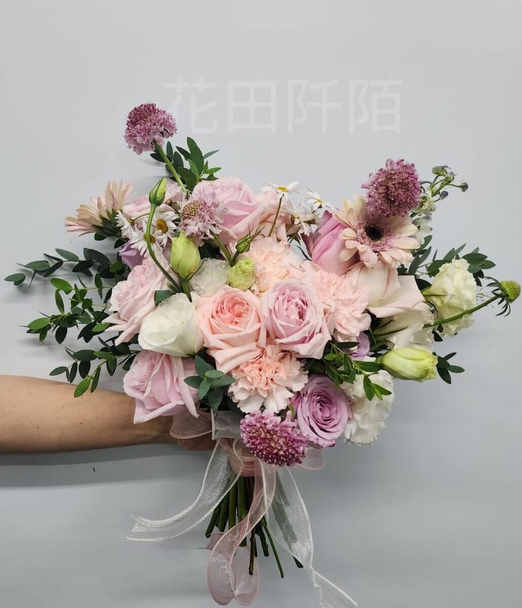 韓式新娘花球