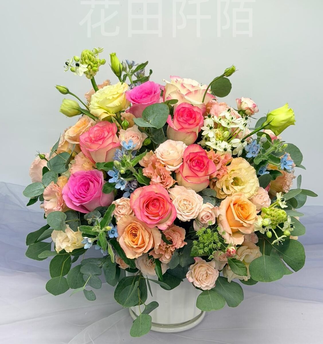 優雅富貴360度枱花