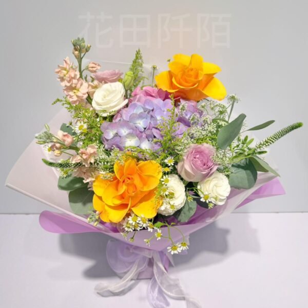 繡球玫瑰花束
