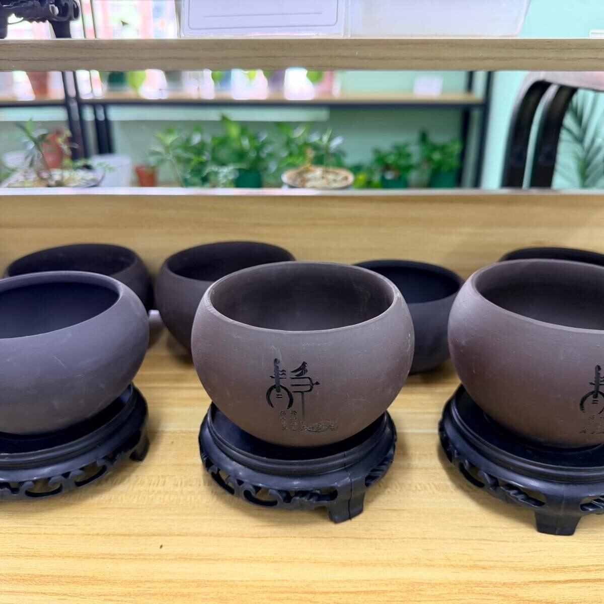 紫砂花盆