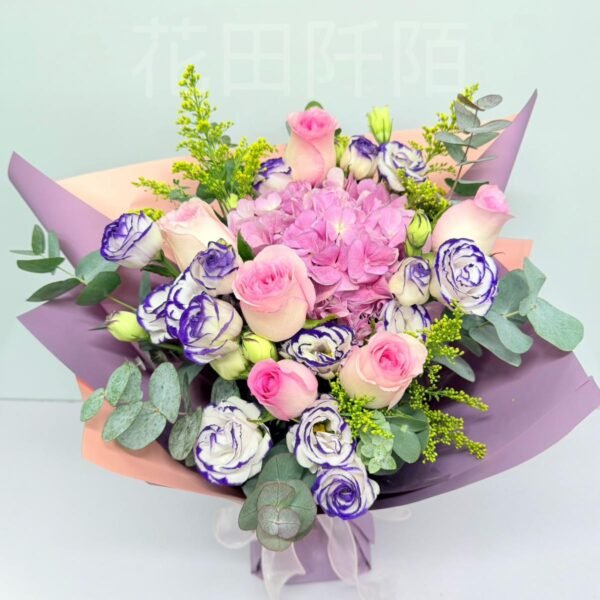 繡球玫瑰花束