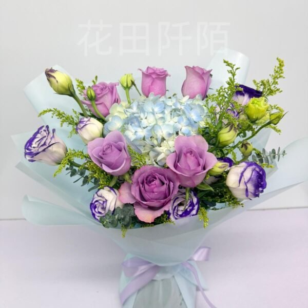 繡球玫瑰花束